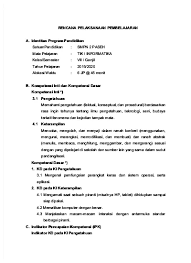 Seperti kita ketahui bersama bahwa rencana arti dari pembelajaran luring adalah pembelajaran yang sama sekali tidak dalam kondisi terhubung internet. Rpp Mata Pelajaran Tik Informatika Smp Kelas 7
