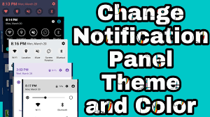 Here are the new features and changes. How To Change Notification Panel Theme And Color On Any Android Phone No Root Youtube