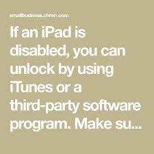 Help For Unlocking Your Ipad When It Is Locked Says Connect To Itunes Ipad Unlock Itunes