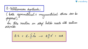 Ethers represent an important class of compounds which are exceptionally useful as solvents. Cbse Class 12 L 28 Williamson S Ether Synthesis Mechanism Offered By Unacademy