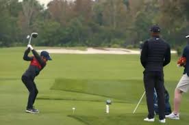 Look out, tiger woods' son already has a really good golf swing. Watch Tiger Woods Son Charlie Show Off Mirrored Golf Swings Upi Com