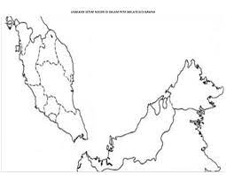 Gambar peta buta dunia ini memiliki dimensi yang sangat besar, sehingga sangat cocok untuk dicetak. Labelkan Setiap Negeri Di Dalam Peta Malaysia Di Bawah