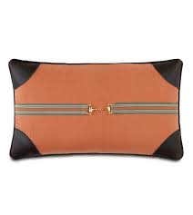 Eastern Accents Preakness Bed Linens Luxury Throw Pillows Leather Pillow