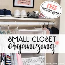 Your small closet will be much more organized if you do one thing, group like items. Small Closet Organizing Ideas