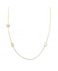Pin By Giftsimple On Bedazzled Initial Necklace Letter Necklace Necklace