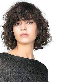 29 Perfectly Hairstyle For Square Face Beauty Short Hair With Bangs Curly Hair With Bangs Hairstyles With Bangs