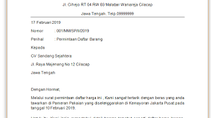 Surat semi block style maupun full block style sering digunakan untuk surat menyurat di kantor kantor perusahaan seperti surat penawaran , surat permintaan barang dan lainnya. Contoh Surat Undangan Rapat Perusahaan Semi Block Style Berbagai Contoh