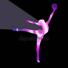 Ginnastica artistica femminile a bergamo e provincia. Ginnastica Ritmica Vettori Stock Immagini Disegni Ginnastica Ritmica Grafica Vettoriale Da Depositphotos