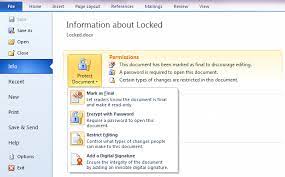 If you have sensitive information in mictosoft word, you can add a password to protect it. How Can I Unlock A Microsoft Docx Document Super User