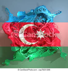 A traditional color of islam. Azerbaijan Flag Liquid 3d Rendering Of An Azerbaijan Country Flag In A Liquid Fluid Canstock