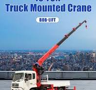 10 Ton Telescopic Boom Truck Mounted Crane - BOB-LIFT
