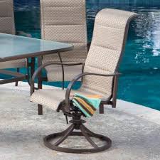 Set Of 2 Del Rey Padded Sling Swivel Rocker Dining Chairs Chairs At Hayneedle Outdoor Furniture Furniture Patio Chairs