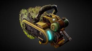 Slime Chainsaw By Angelo Tsiflas Concept Art 3d Model Model