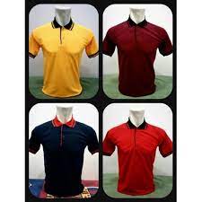 .grosir baju olahraga dengan desain anda atau kami bantu desainkan, bisa baju olah raga lengan pendek, lengan panjang atau berkerah. Kaos Kerah Kombinasi Polo Shirt Warna Shirt Pria Kerah Kombinasi Warna Polo Murah Shopee Indonesia