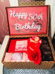 50th Birthday Gift Box For Her Happy 50th Birthday Youarebeautifulbox 50th Birthday Girl Etsy Happy 50th Birthday Moms 50th Birthday Birthday Gift Baskets