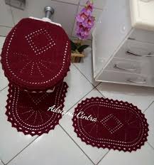 Quem viu o último passo a passo da sapatinho de crochê (aqui) viu que utilizei este fio também. Jogo De Banheiro 72 Modelos Que Ficam Incriveis Na Decoracao