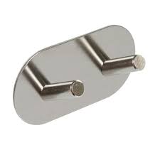 Crochet Adhesif Double Porte Serviette Salle De Bain Et Wc Meuble Gifi