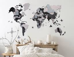 The First Ever 3d Wooden World Map To Chart Your Travels Yanko Design