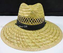 Aa Men Panama Garden Fishing Sun Pool Beach Bamboo Wide Large Brim Straw Hat Straw Hat Hats Hats For Sale