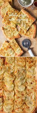 Vegan Potato Pizza With Rosemary Lazy Cat Kitchen Recipe Vegan Dishes Vegetarian Vegan Recipes