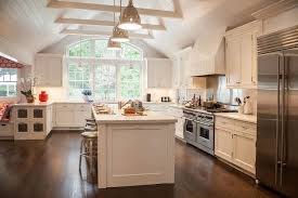 Small kitchen with vaulted ceiling. Cathedral Kitchen Ceiling Design Ideas