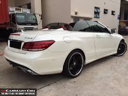 2013 Mercedes Benz E Class E200 Cabriolet Amg Photos Pictures Singapore Sgcarmart Benz E Class Benz E Cabriolets