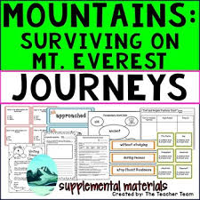 Mountains Surviving Mt Everest Journeys 3rd Grade Unit 5 Lesson 25