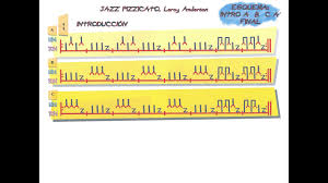 (music) to be played by plucking the strings instead of using the bow. Jazz Pizzicato Leroy Anderson Youtube