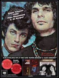 18"x24" "live Adventures of Al Kooper & Michael (mike) Bloomfield, Stephen  Stills, Elvin Bishop Carlos Santana Fillmore East