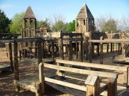 Wooden Playgrounds Except They Were Always Surrounded By Bees In The Summer Wooden Playground Outdoor Furniture Sets Outdoor Decor