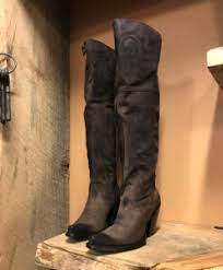 Dan post jilted brown leather western boots style 3709 women's 7.5m. Dan Post Women S Jilted Knee High Western Fashion Boot Brown Suede El Potrerito