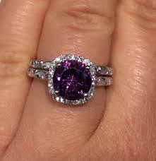 Amethyst Rings Purple Amethyst Stone Rings Set Diamond Rings Set Leaf And Vine Engagement Ri Purple Engagement Rings Amethyst Ring Engagement Purple Jewelry