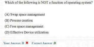 Which Of These Is Not A Function Of Os Gate Overflow
