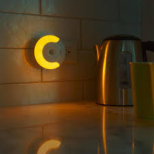 Sleep Aid Amber Motion Sensor Night Light Emagine A