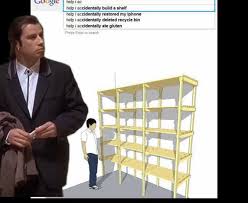 Help i accidentally built a shelf (imgur.com). Help I Accidentally Built A Shelf Travolta Meme Gif On Imgur