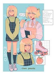 Momo Re Design By Snowiitea On Deviantart Cartoon Art Styles Cute Drawings Character Design Inspiration