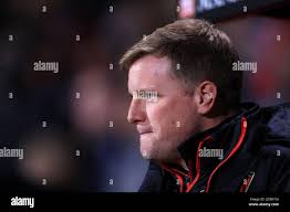 AFC Bournemouth manager Eddie Howe celebrates