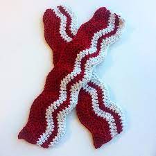 The bucket style hat knitting pattern has detailed instructions, which are excellent and easy to follow. Crochet Bacon Strip Pattern The Cozy Cottage Crochet