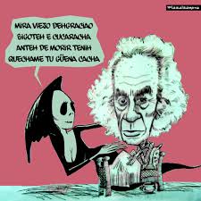 Nicanor parra poems, quotations and biography on nicanor parra poet page. 103 Anos Chile Humor Grafico Caricatura Nicanor Parra El Poeta Y La Muerte A Photo On Flickriver