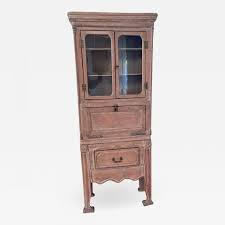 Vintage secretary desk, slant top desk, furniture, desk, hutch, china cabinet secretary desk, traditional mahogany secretary desk. Antique 19th Victorian Curio Cabinet Secretary Desk
