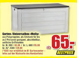 Customers can purchase lunch menu items for less than $10. Garten Universalbox Molly Angebot Bei B1 Discount Baumarkt