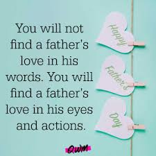 You can tell what was the best year of your father's life, because they seem to freeze that clothing style and ride it out. Heart Touching Fathers Day Quotes 2021 From Daughter Son