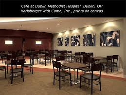Dublin Methodist Hospital Ohiohealth Picked 149 Of My Canvas Prints For Their New Commercial Interior Design Cafeteria Design Office Interior Design
