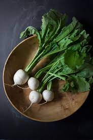 Tangled Summer Roots With Yogurt Garlic Scape Dressing Feasting At Home Recipe Roast Turnip Recipe How To Cook Turnips Health Cooking