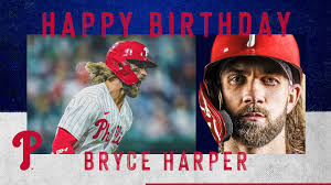 Happy birthday to Bryce Harper! 🎂🎈🎁
