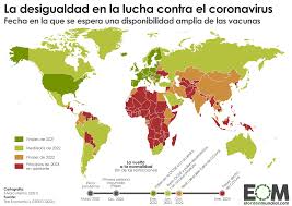 ¿quién no debería vacunarse con estas vacunas? El Mapa De La Vacunacion Contra El Coronavirus En El Mundo Mapas De El Orden Mundial Eom