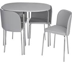 Kop Argos Home Amparo Grey Matbord Och 4 Gra Stolar Matbord Och Stoluppsattningar Stol Matbord Stolar Argos