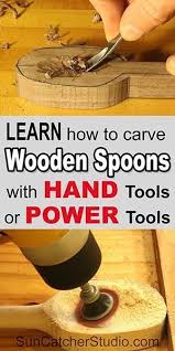 How To Make A Wooden Spoon Or Spatula Hand Carved Patterns Monograms Stencils Diy Projects