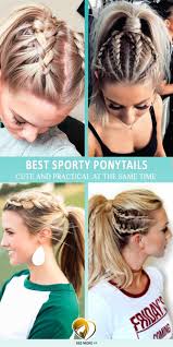 100 Different Ponytail Hairstyles To Fit All Moods And Occasions Sporty Hairstyles Volleyball Hairstyles Sports Hairstyles