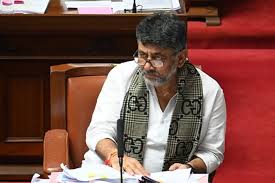 D K Shivakumar apologises for singing RSS anthem, says Gandhi family is  God, he is their devotee